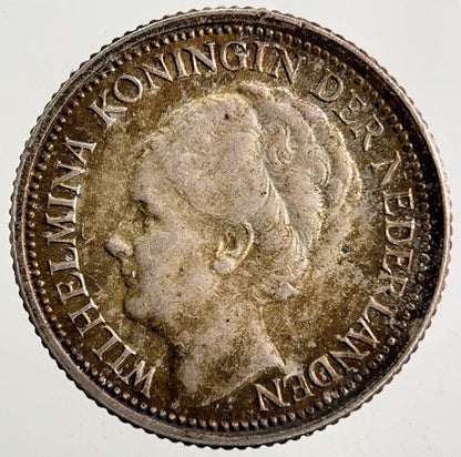 1941 Netherlands 10 Cents Silver Coin | Fine Collectable Grade