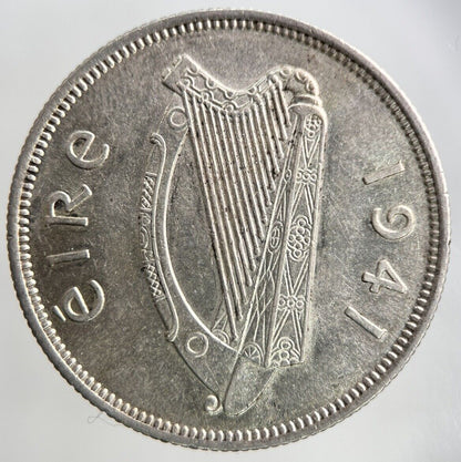 1941 Irish Florin Silver Coin | Very High Grade