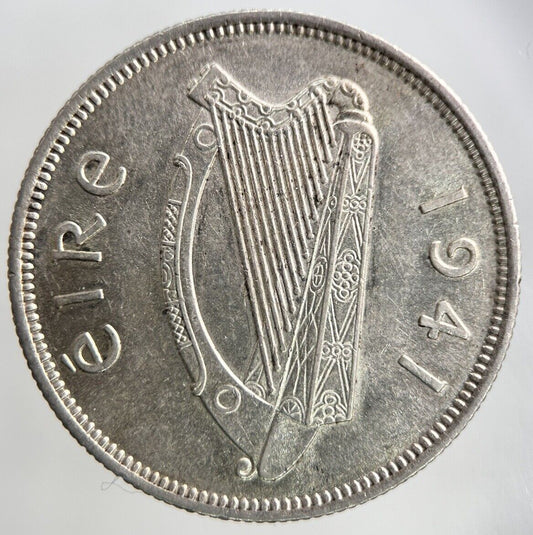 1941 Irish Florin Silver Coin | Very High Grade