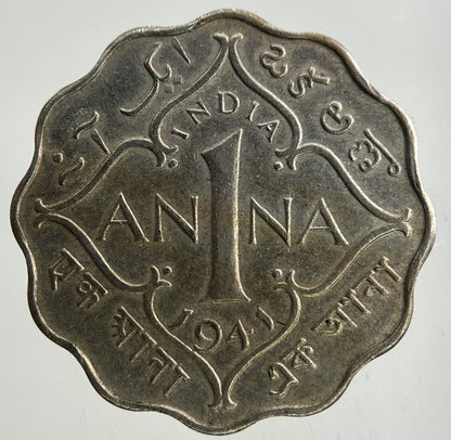 1941 India 1 Anna Coin | Very High Grade