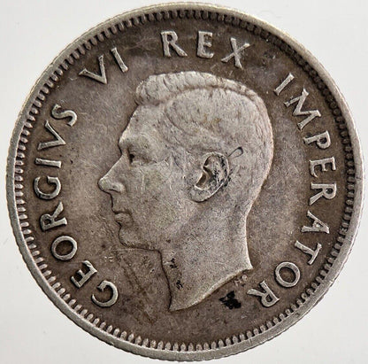 1941 South Africa Shilling Silver Coin | Fine Collectable Grade | a5676