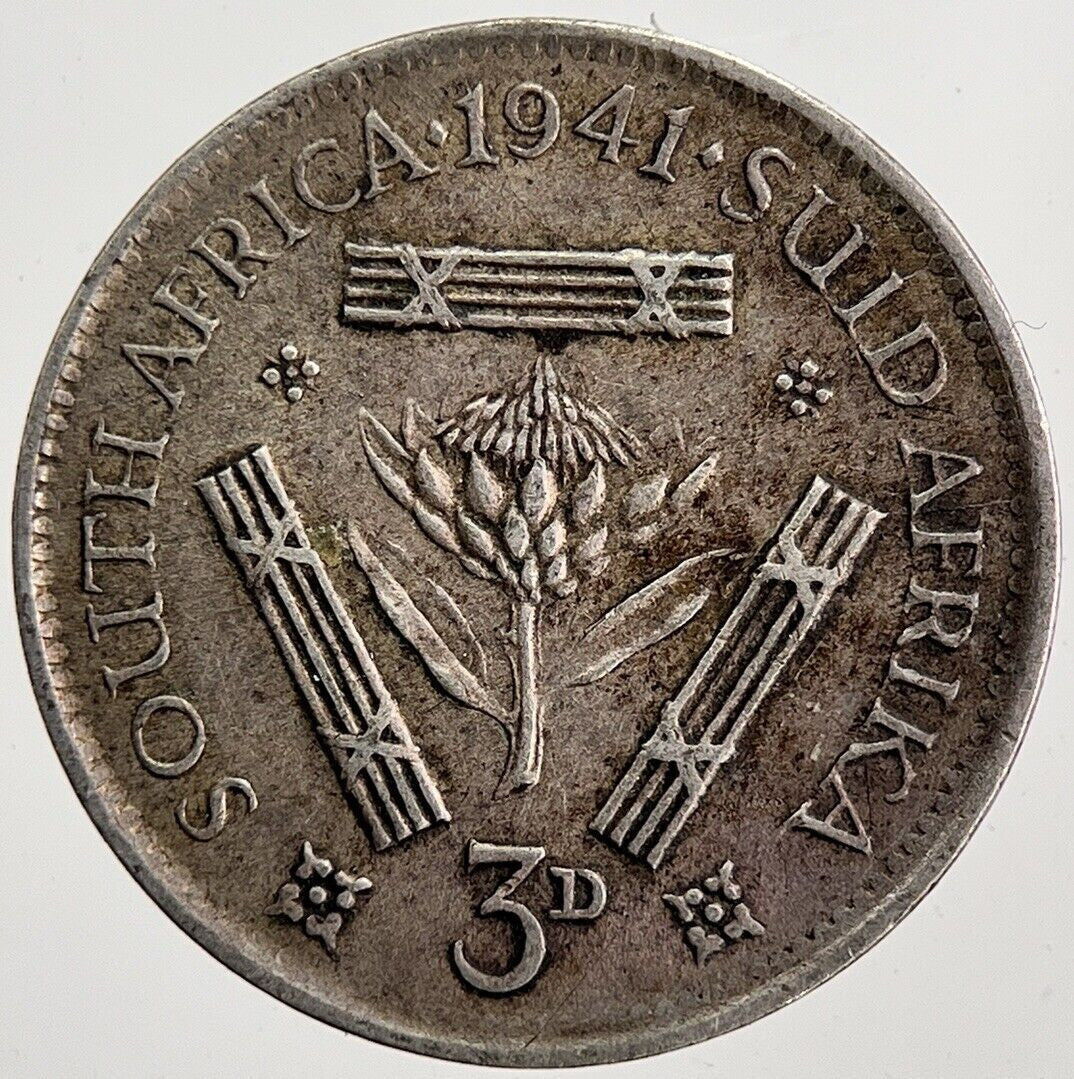 1941 South Africa Threepence Coin | Fine Collectable Grade | a5865