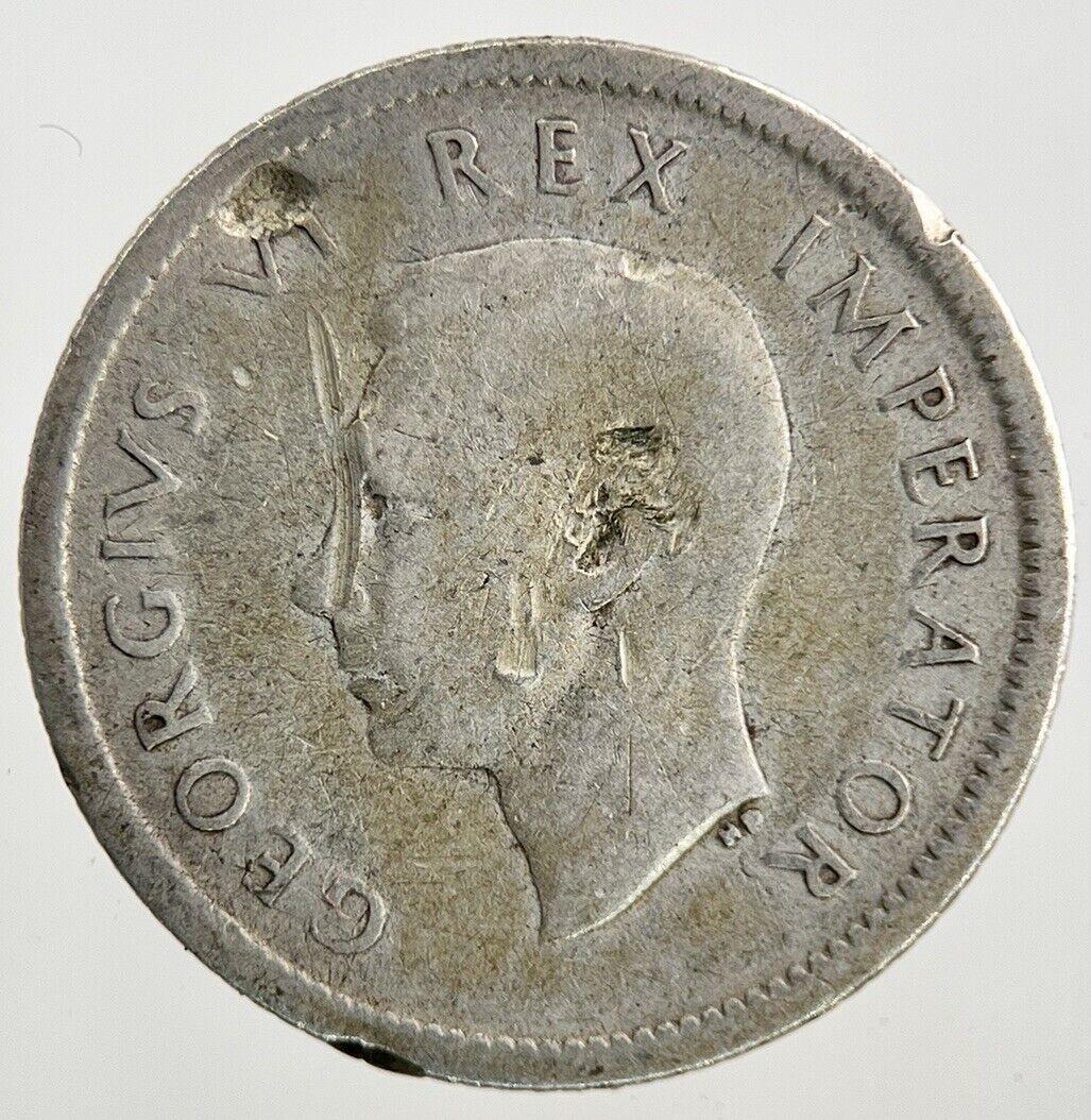 1941 South Africa Sixpence Silver Coin | Fair Grade