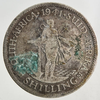 1941 South Africa One Shilling Silver Coin | Collectable Grade
