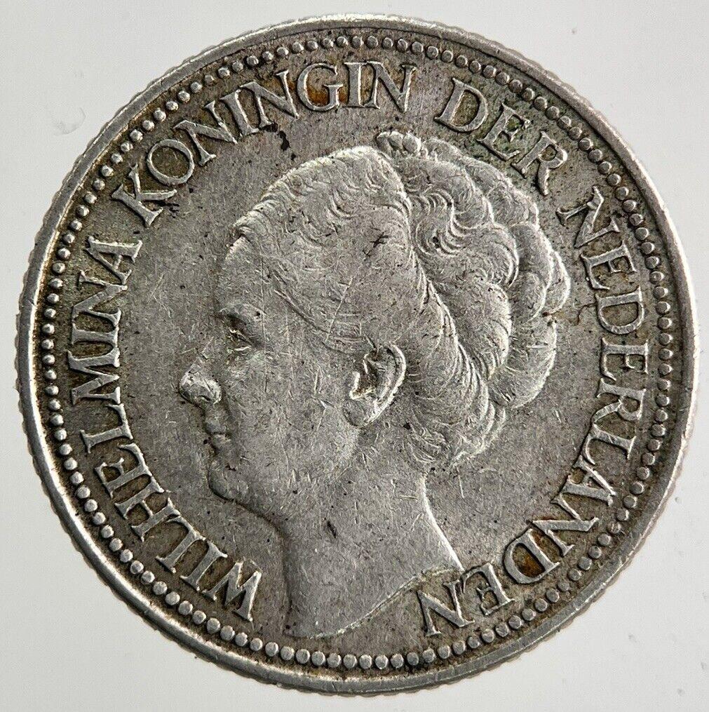 1941 Netherlands 25 Cents Silver Coin | Fine Collectable Grade
