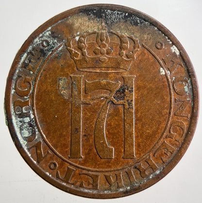 1941 Norway 5 Ore Coin | Very High Grade | a4939