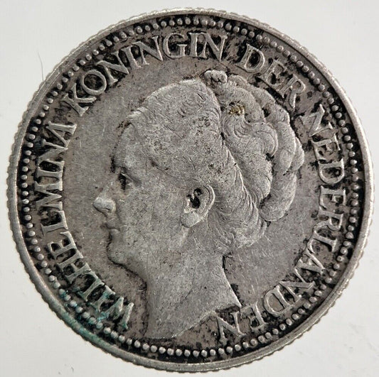 1941 Netherlands 25 Cents Silver Coin | Fine Collectable Grade