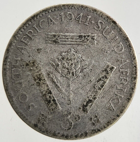 1941 South Africa Threepence Silver Coin | Collectable Grade