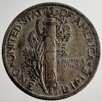 1941 US USA Mercury Dime Silver Coin | Fine Collectable Grade | a8535