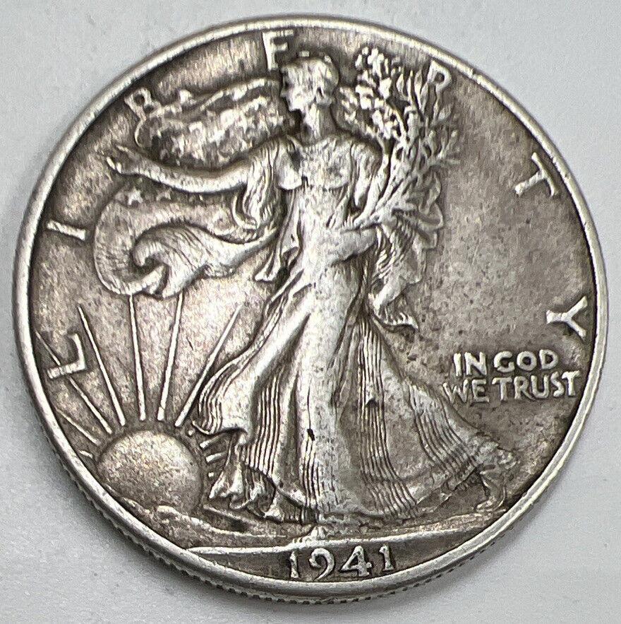 1941 US USA Liberty Half Dollar | Silver Coin | Fine Collectable Grade | a772