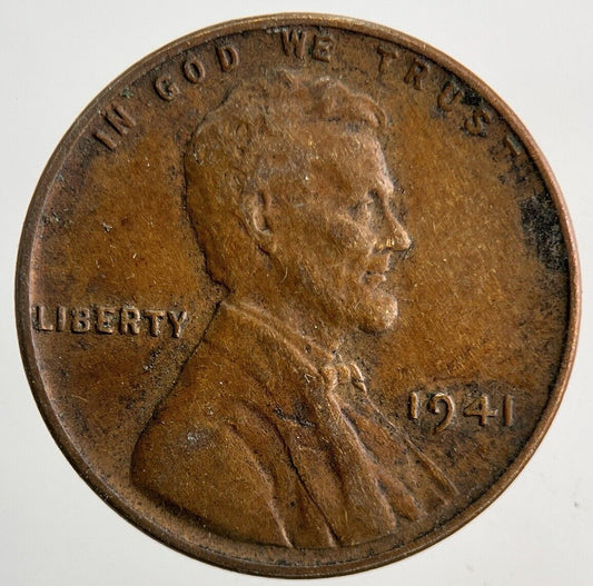 1941 US USA One Cent Coin | Fine Collectable Grade