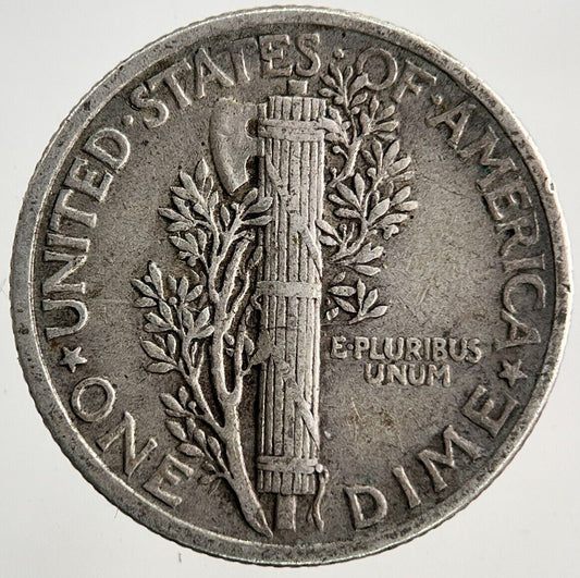 1941 US USA Mercury One Dime Silver Coin | Fine Collectable Grade
