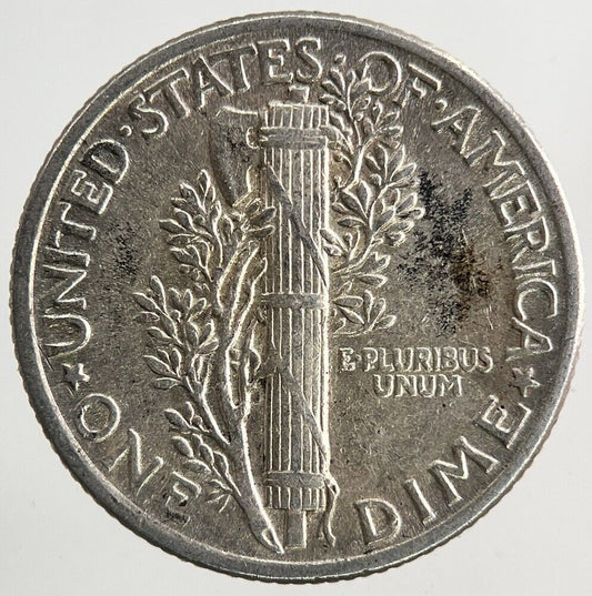 1941 US USA Mercury One Dime Silver Coin | Very High Grade