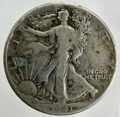 1941 US USA Liberty Half Dollar Silver Coin | Collectable Grade