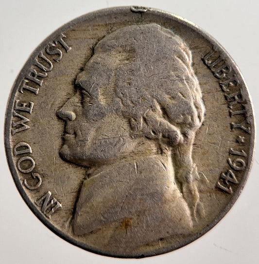 1941 US USA Nickel 5 Cents Coin | Collectable Grade | a804