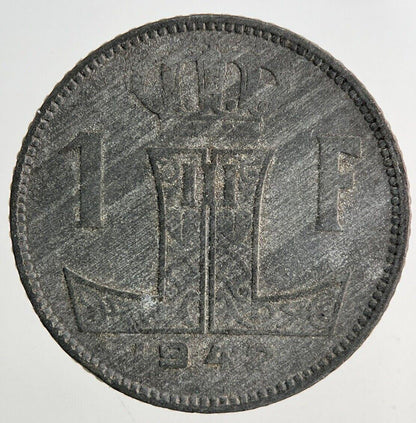 1942 Belgium 1 Franc Coin | Collectable Grade