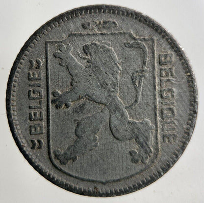 1942 Belgium 1 Franc Coin | Fine Collectable Grade