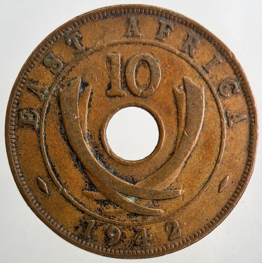 1942 East Africa 10 Cents Coin | Collectable Grade | a6576