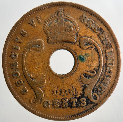 1942 East Africa 10 Cents Coin | Collectable Grade | a6576