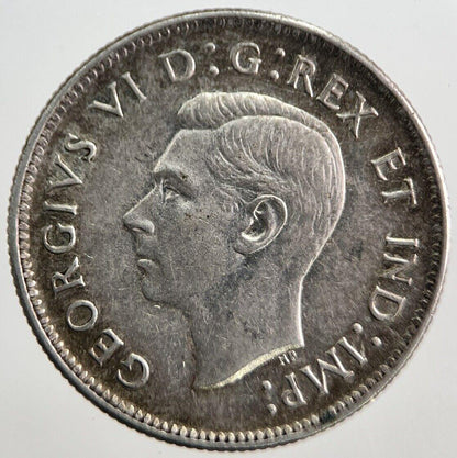 1942 Canada 25 Cents Silver Coin | Fine Collectable Grade | a7253