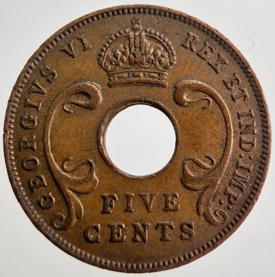 1942 East Africa 5 Five Cents Coin | Very High Grade | a7560