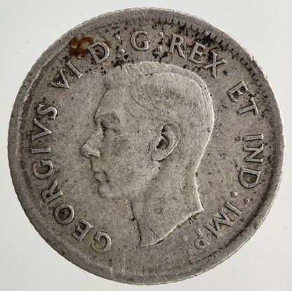 1942 Canada 10 Cents Silver Coin | Fine Collectable Grade