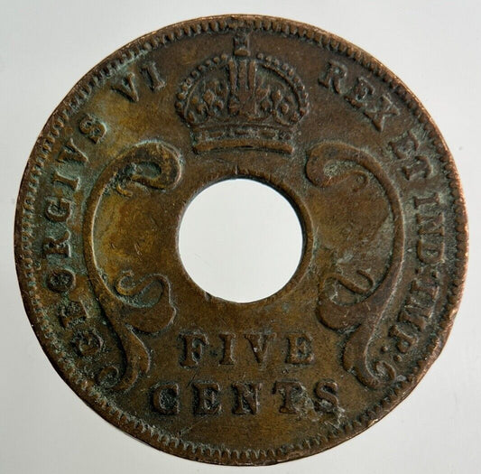 1942 East Africa 5 Cents Coin | Collectable Grade