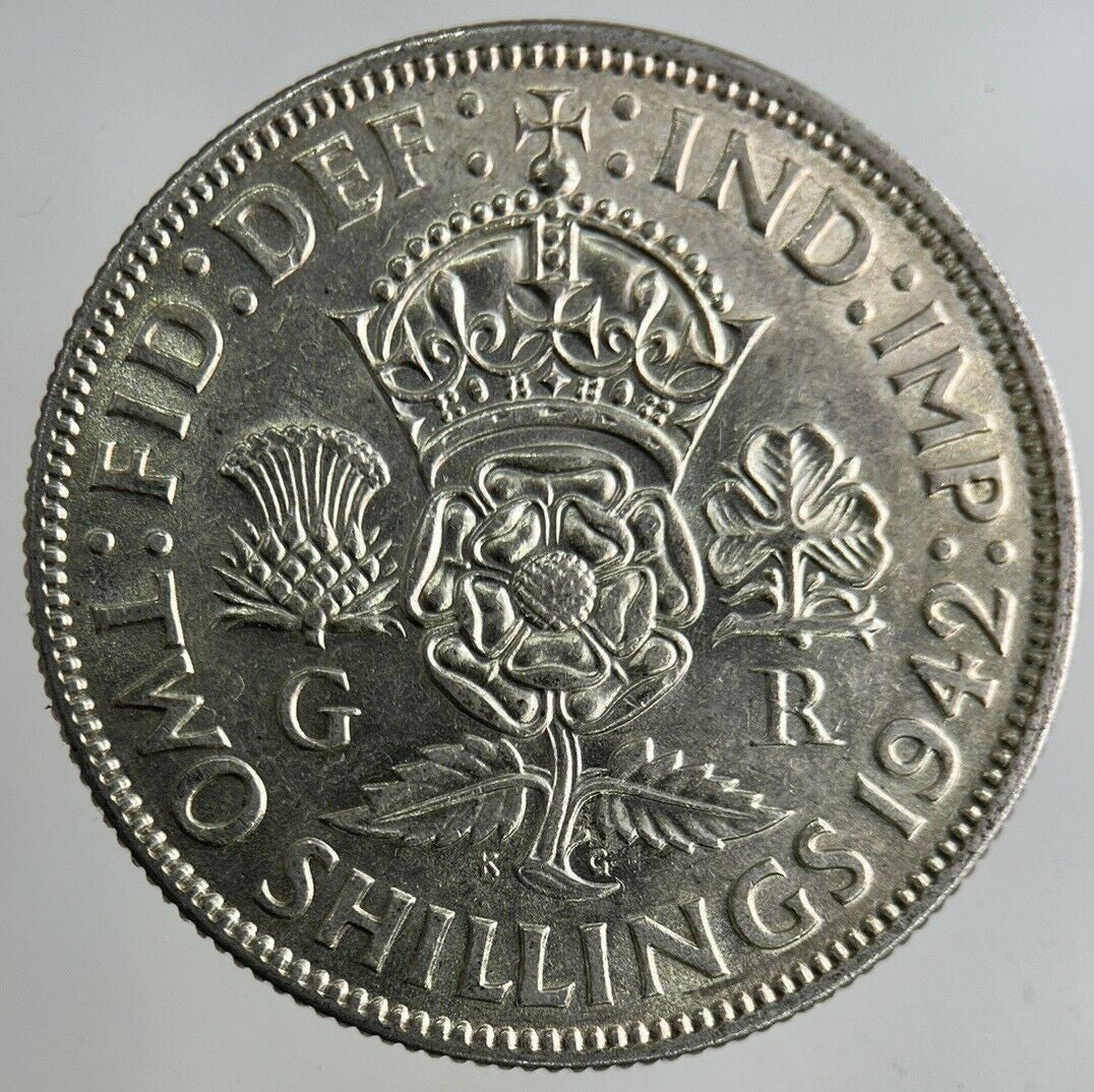 1942 George VI Florin Silver Coin | Fine Collectable Grade