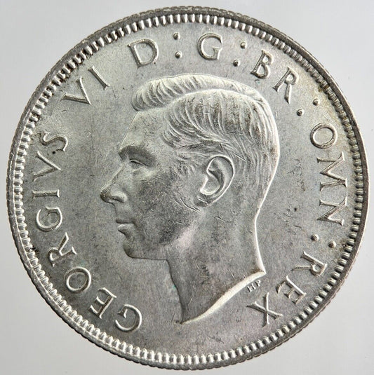 1942 George VI Florin Silver Coin | Very High Grade | a8181