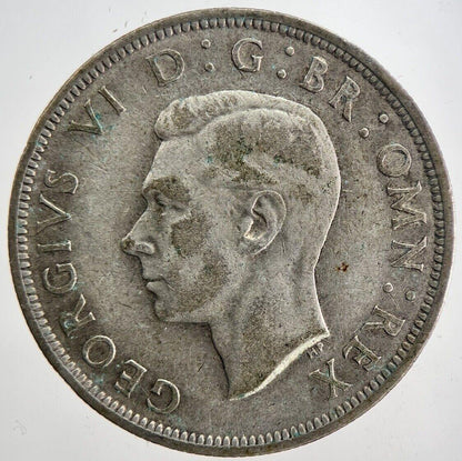 1942 George VI Half-Crown Silver Coin | Fine Collectable Grade | a6208