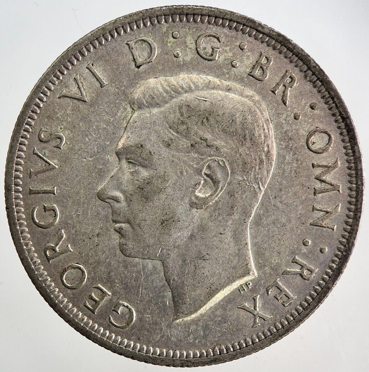 1942 George VI Half-Crown Silver Coin | Fine Collectable Grade