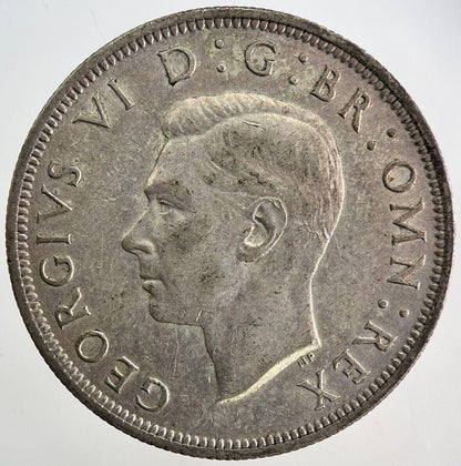 1942 George VI Half-Crown Silver Coin | Fine Collectable Grade