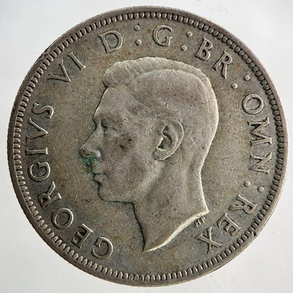 1942 George VI Half-Crown Silver Coin | Fine Collectable Grade