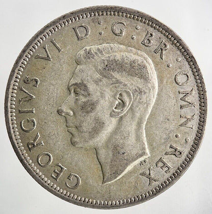 1942 George VI Half-Crown Silver Coin | Fine Collectable Grade