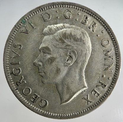 1942 George VI Half-Crown Silver Coin | Fine Collectable Grade