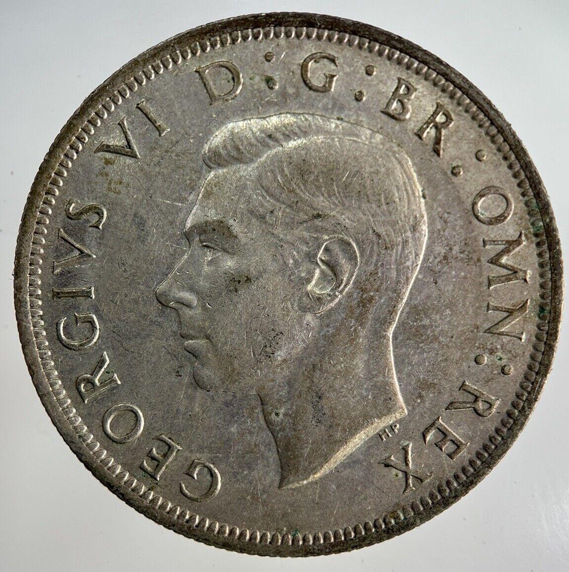 1942 George VI Half-Crown Silver Coin | Fine Collectable Grade