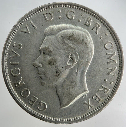 1942 George VI Half-Crown Silver Coin | Fine Collectable Grade