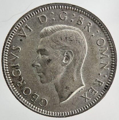 1942 George VI Shilling Silver Coin | Very High Grade