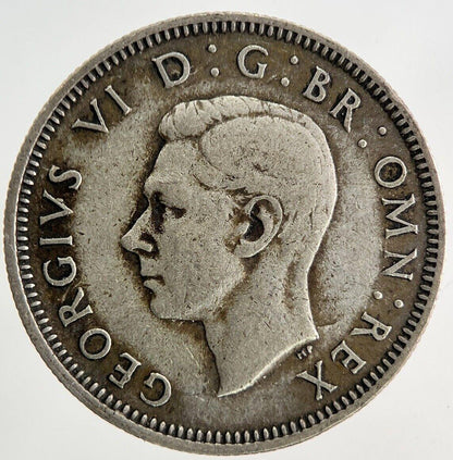 1942 George VI One Shilling Silver Coin | Fine Collectable Grade