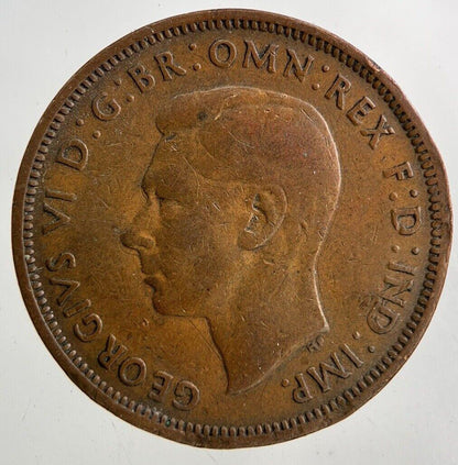 1942 George VI Half-Penny Coin | Fine Collectable Grade