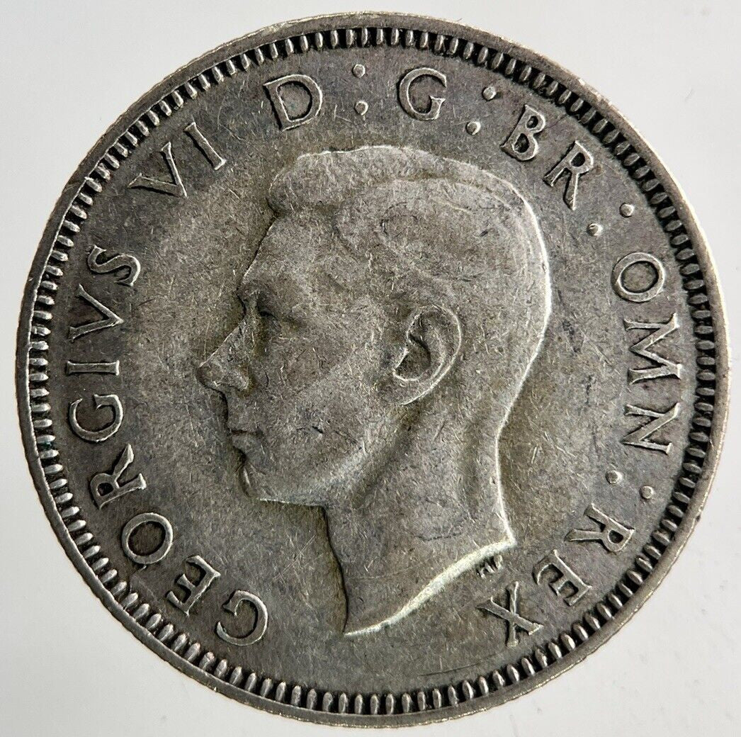 1942 George VI Shilling Silver Coin | Fine Collectable Grade