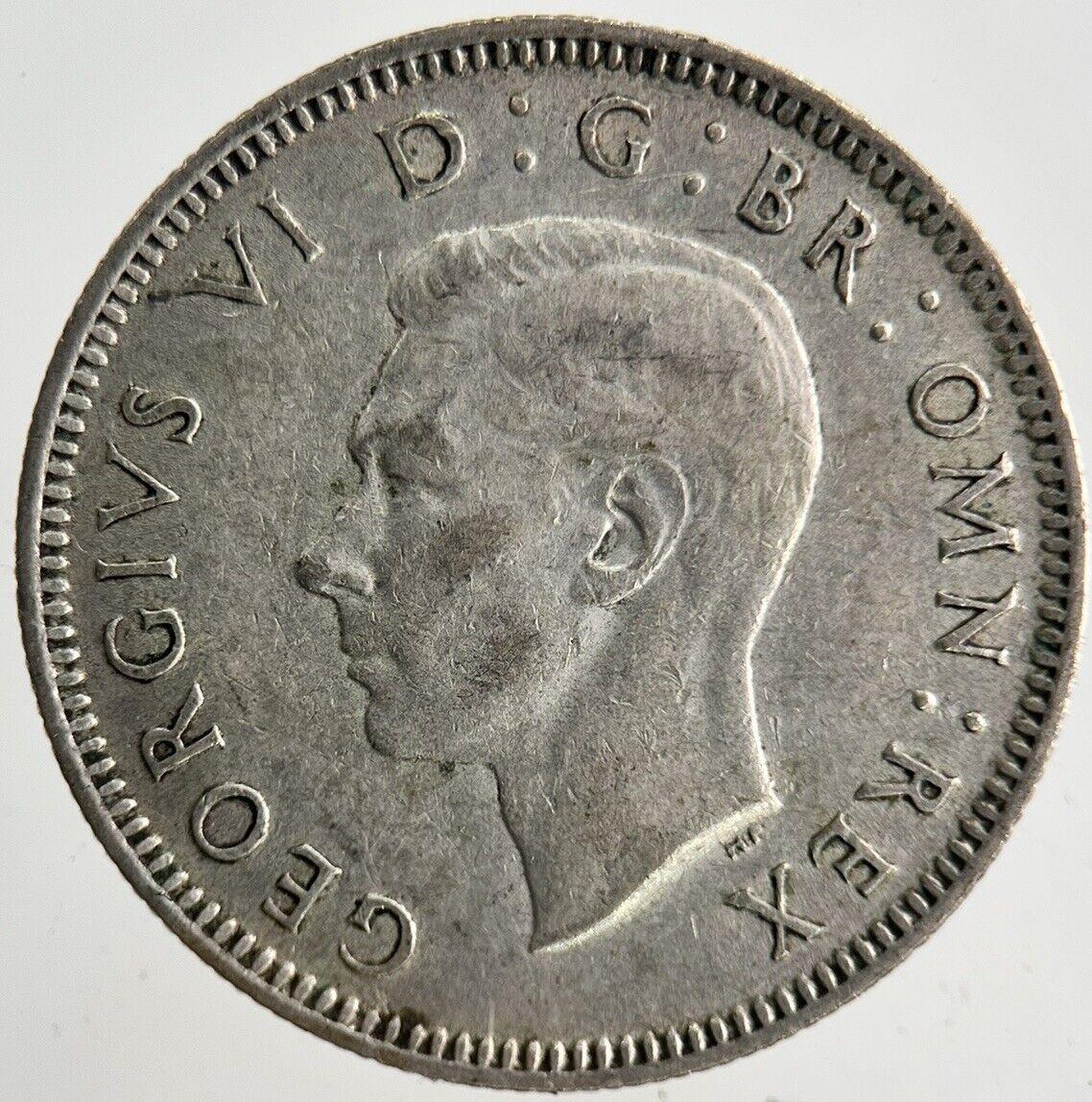 1942 George VI Shilling Silver Coin | Fine Collectable Grade