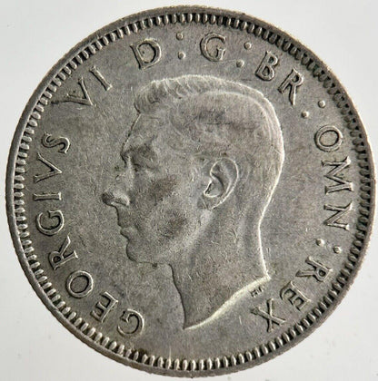 1942 George VI Shilling Silver Coin | Fine Collectable Grade