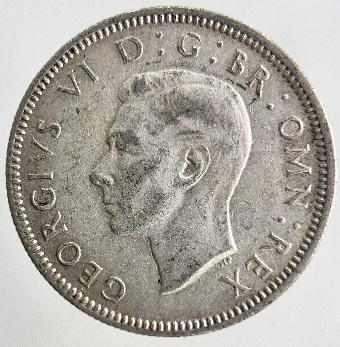1942 George VI Shilling Silver Coin | Fine Collectable Grade