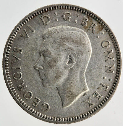 1942 George VI Shilling Silver Coin | Fine Collectable Grade