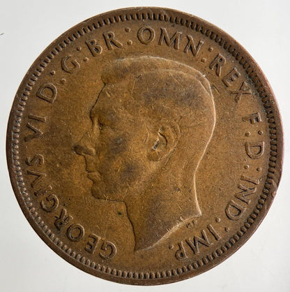 1942 George VI Half-Penny Coin | Collectable Grade