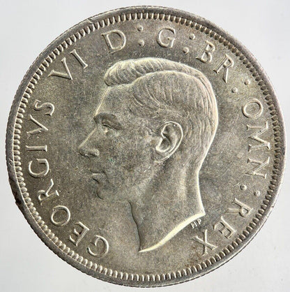 1942 George VI Half-Crown Silver Coin | Very High Grade