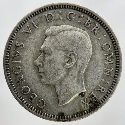 1942 George VI Shilling Silver Coin | Fine Collectable Grade