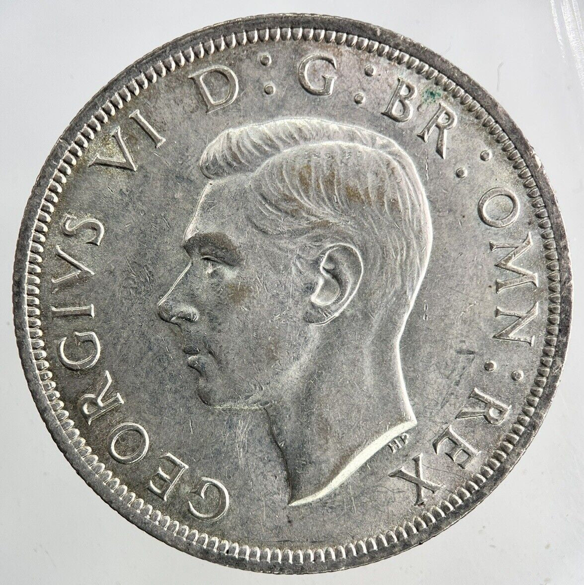 1942 George VI Half-Crown Silver Coin | Very High Grade