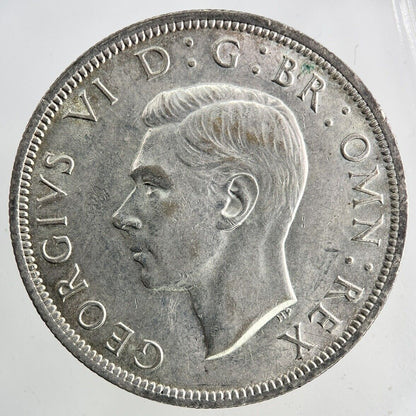 1942 George VI Half-Crown Silver Coin | Very High Grade